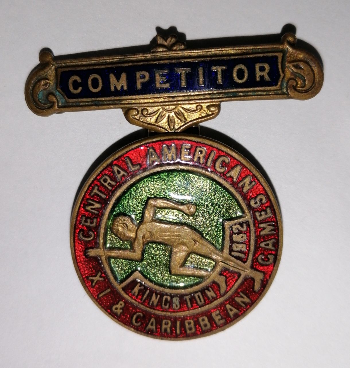 1962 Central American and Caribbean Games Competitor's Badge