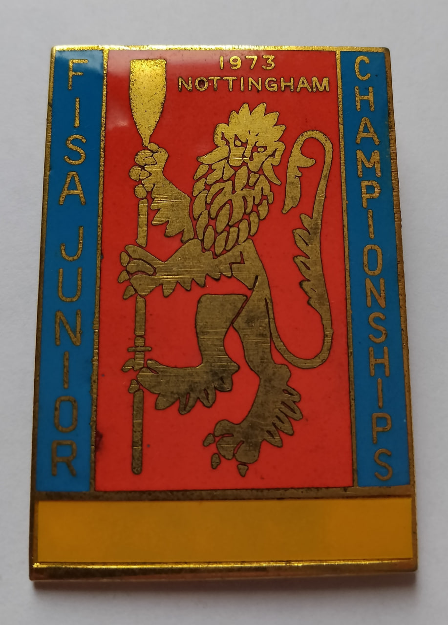 1973 World Rowing Junior Championships Badge