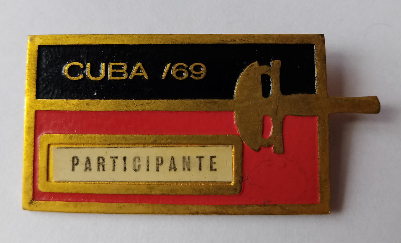 1969 World Fencing Championships Participant Badge